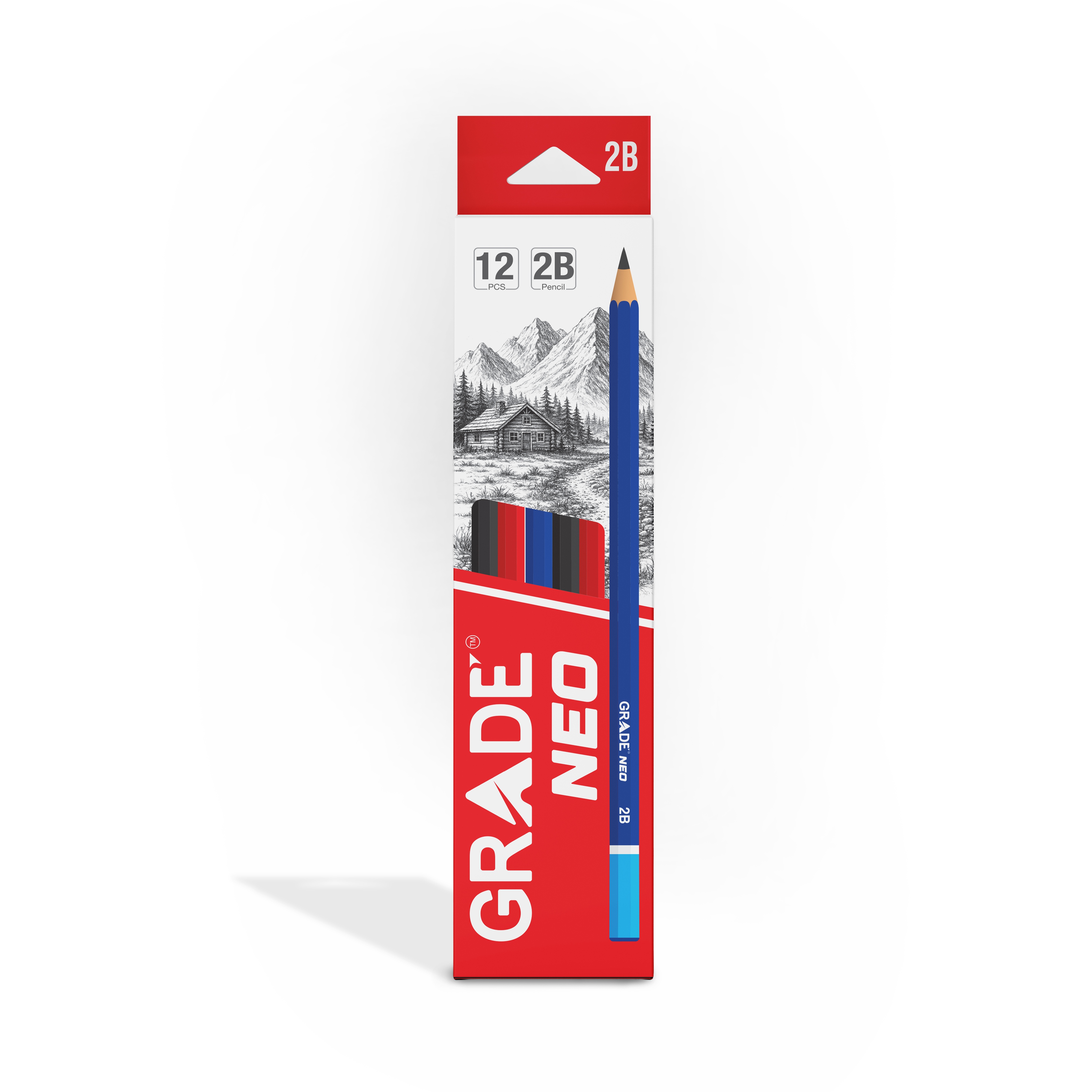 Neo Pencil 2b Red Box